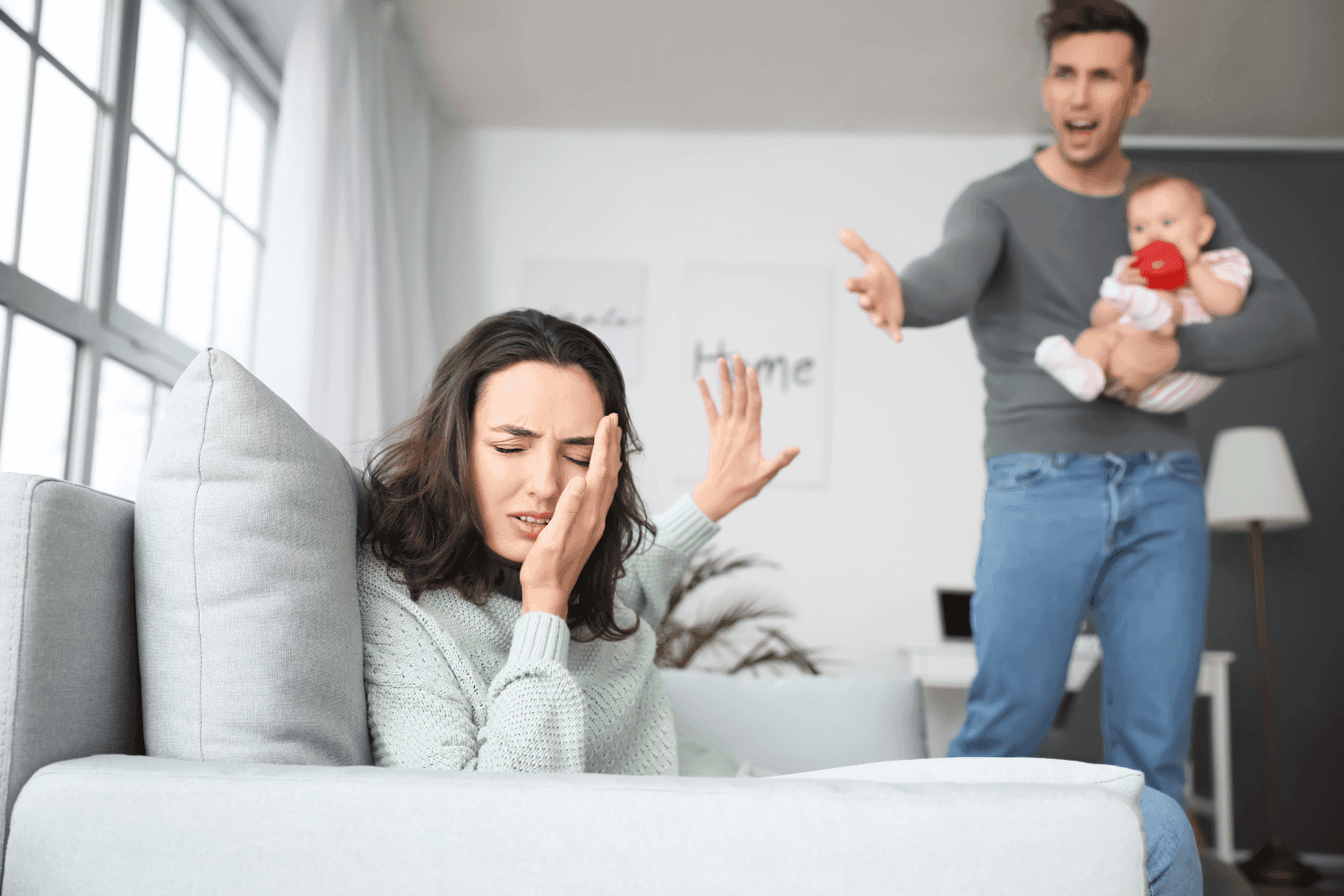 Dépression post partum chez le papa : 8 symptômes