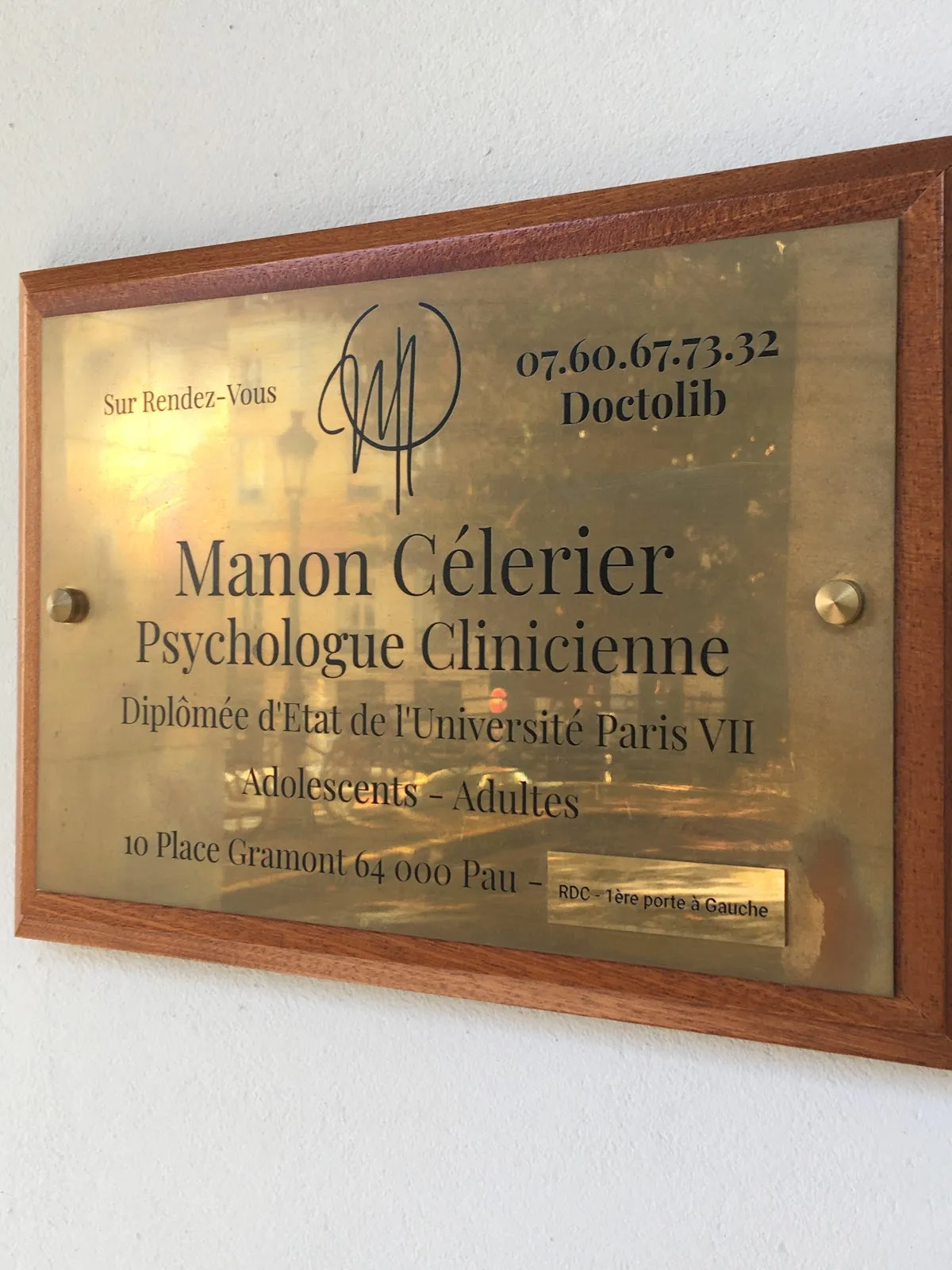 Cabinet de Mme Manon Celerier