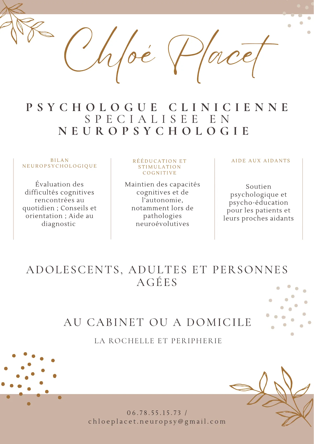 Cabinet de Mme Chloe Placet, psychologue à La Rochelle · photo 6
