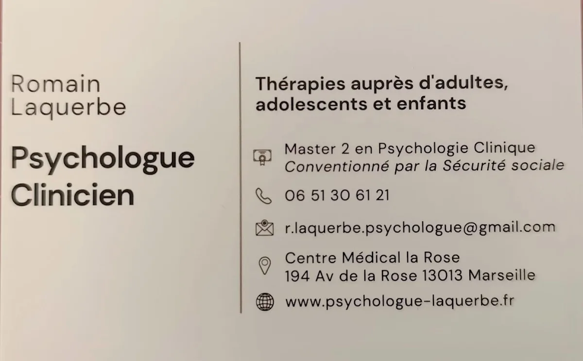 Cabinet de M. Romain Laquerbe, psychologue à Marseille · photo 3
