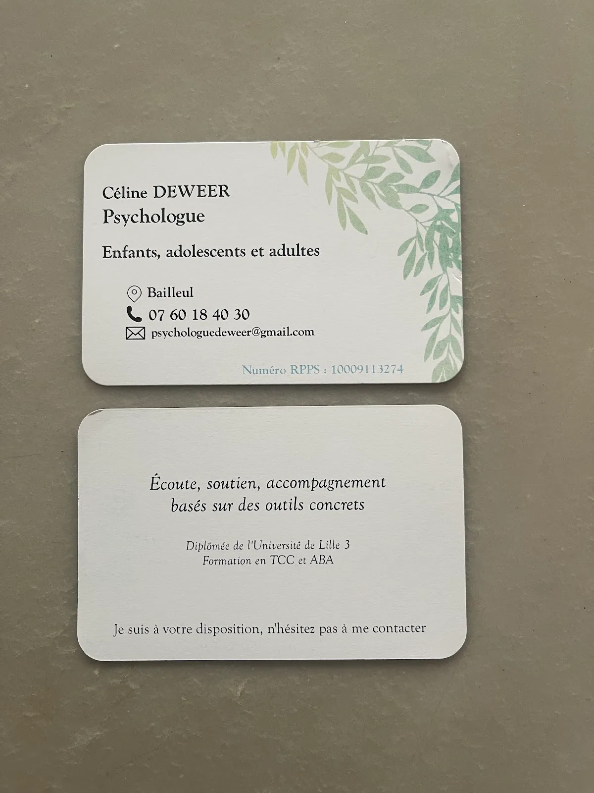 Cabinet de Mme Celine Deweer, psychologue à Bailleul · photo 6