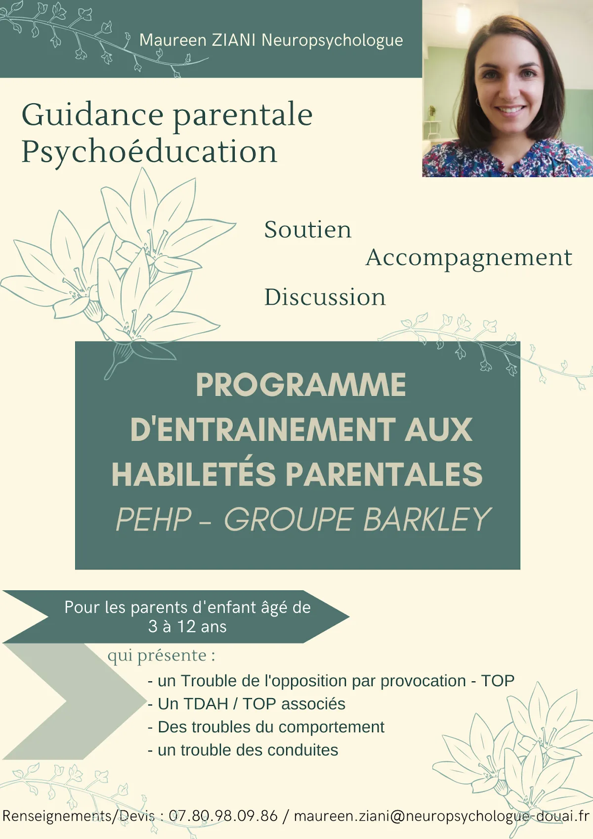 Mme Maureen Ziani, psychologue à Douai
