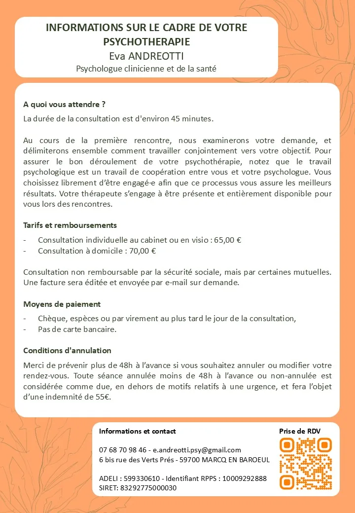 Cabinet de Mme Eva Andreotti, psychologue à Marcq-en-Baroeul · photo 5