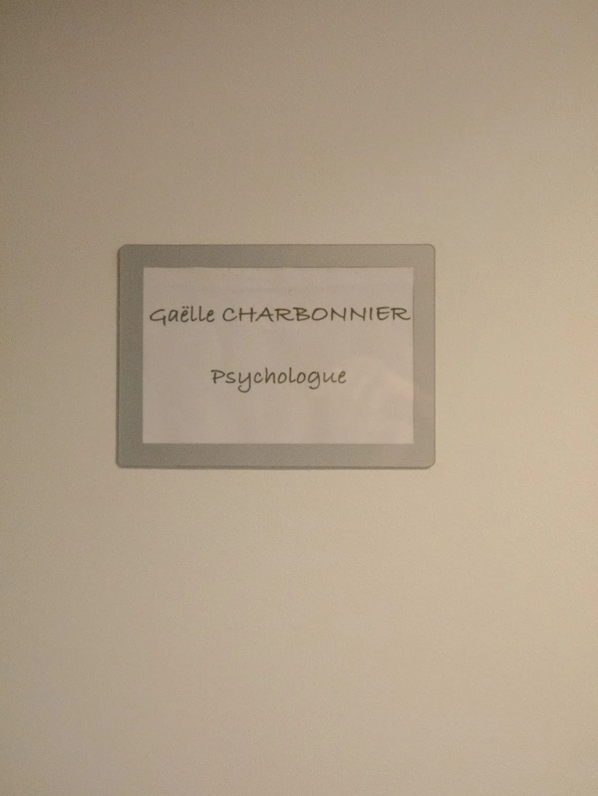 Cabinet de Mme Gaelle Charbonnier, psychologue à Le Mans · photo 1