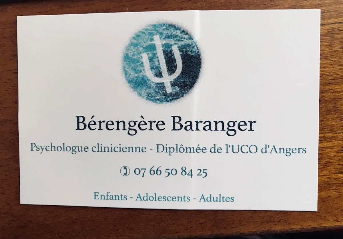 Cabinet de Mme Berengere Baranger, psychologue à Saint-Hilaire-de-Riez · photo 1