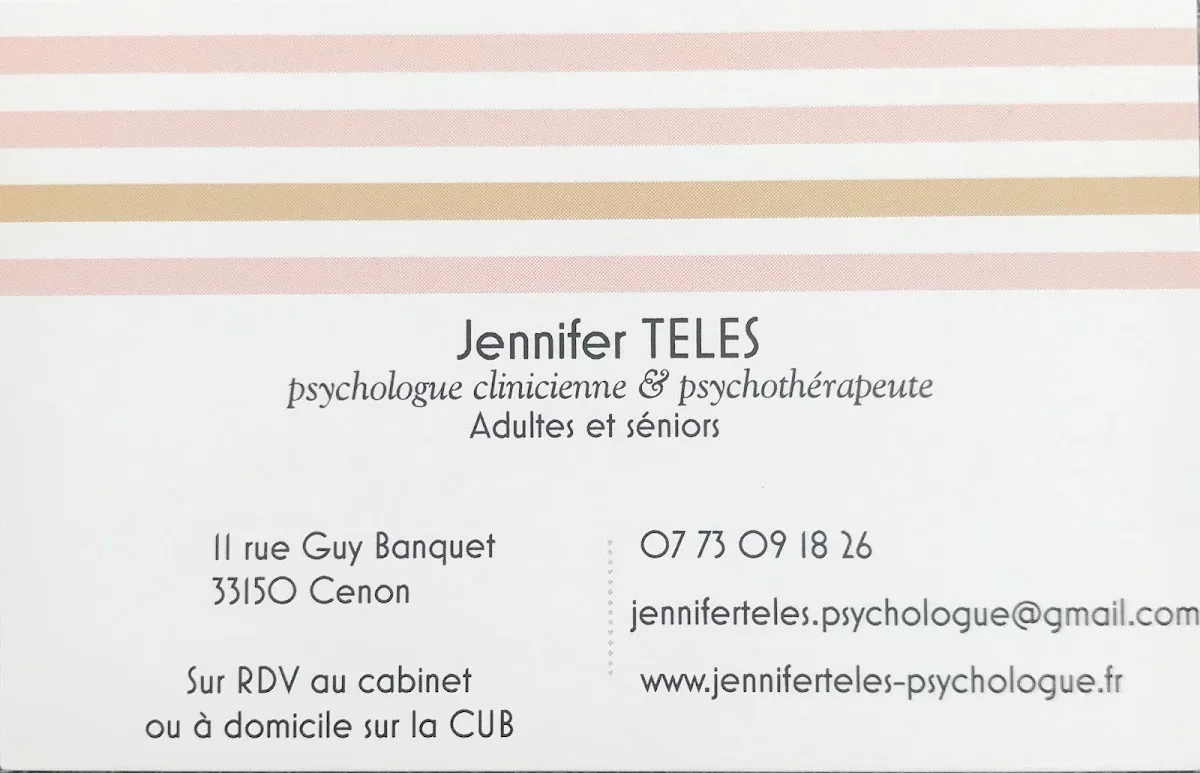 Cabinet de Mme Jennifer Teles