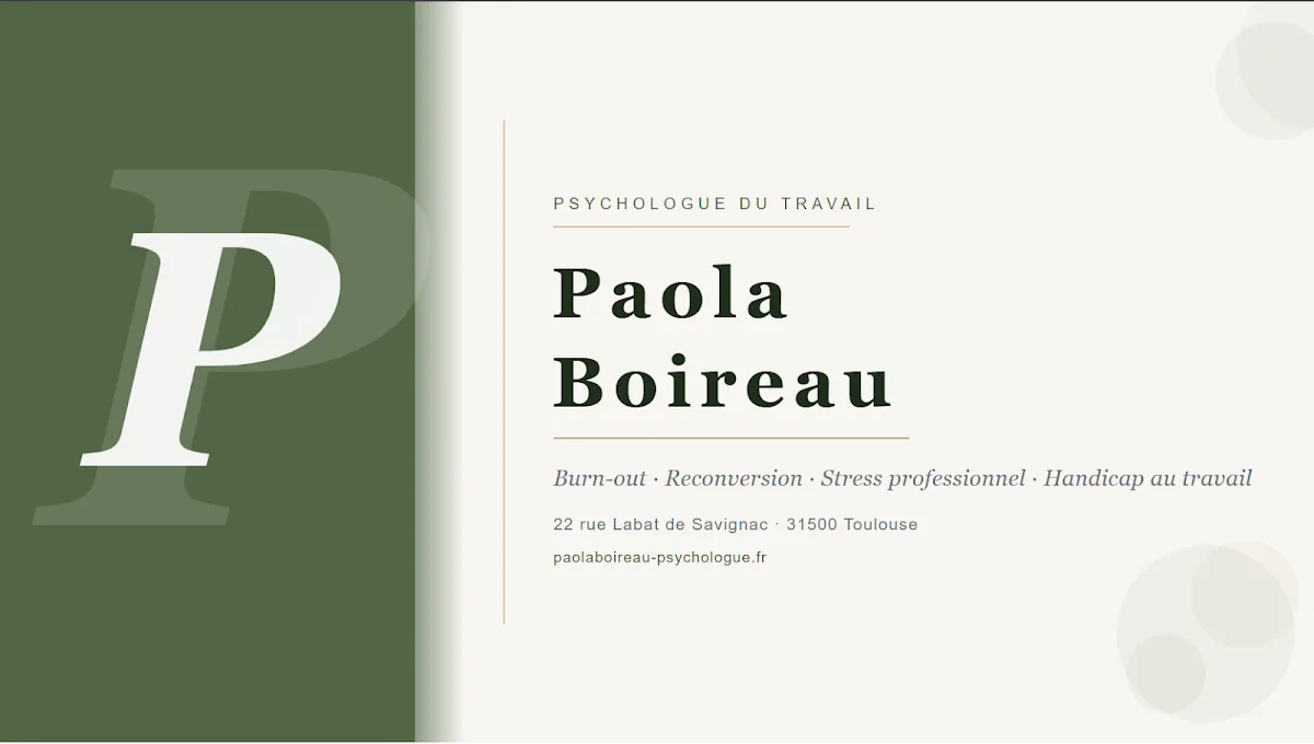Cabinet de Mme Paola Boireau, psychologue à Toulouse · photo 3