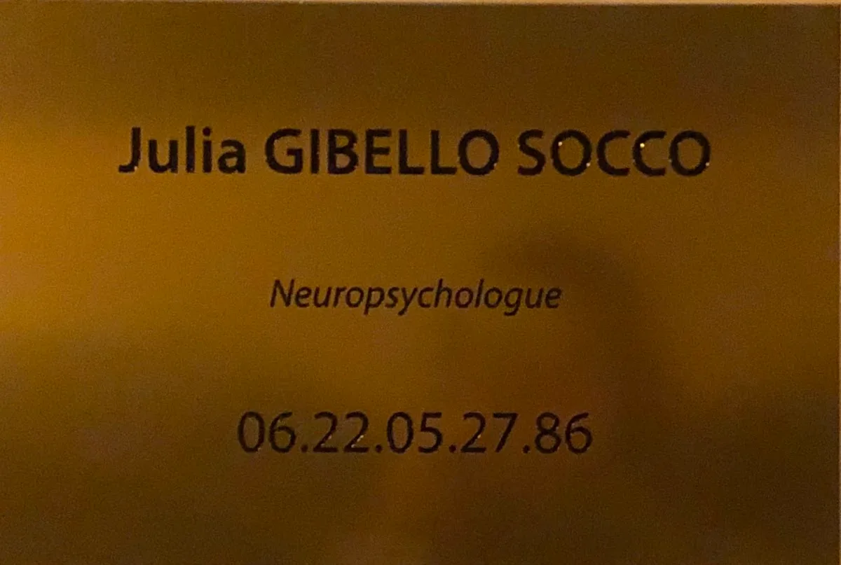 Cabinet de Mme Julia Gibello Socco