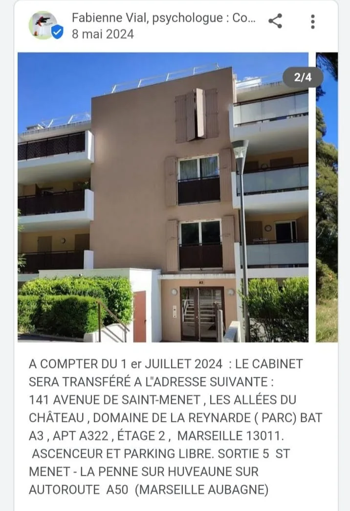 Cabinet de Mme Fabienne Vial