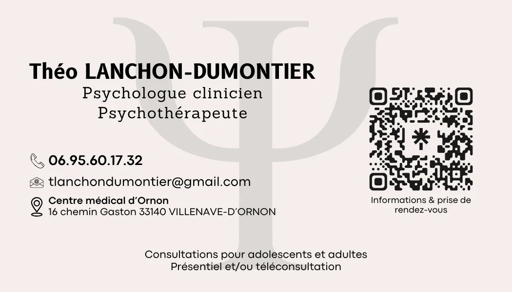 Cabinet de M. Théo Lanchon-Dumontier, psychologue à Villenave-d'Ornon · photo 5