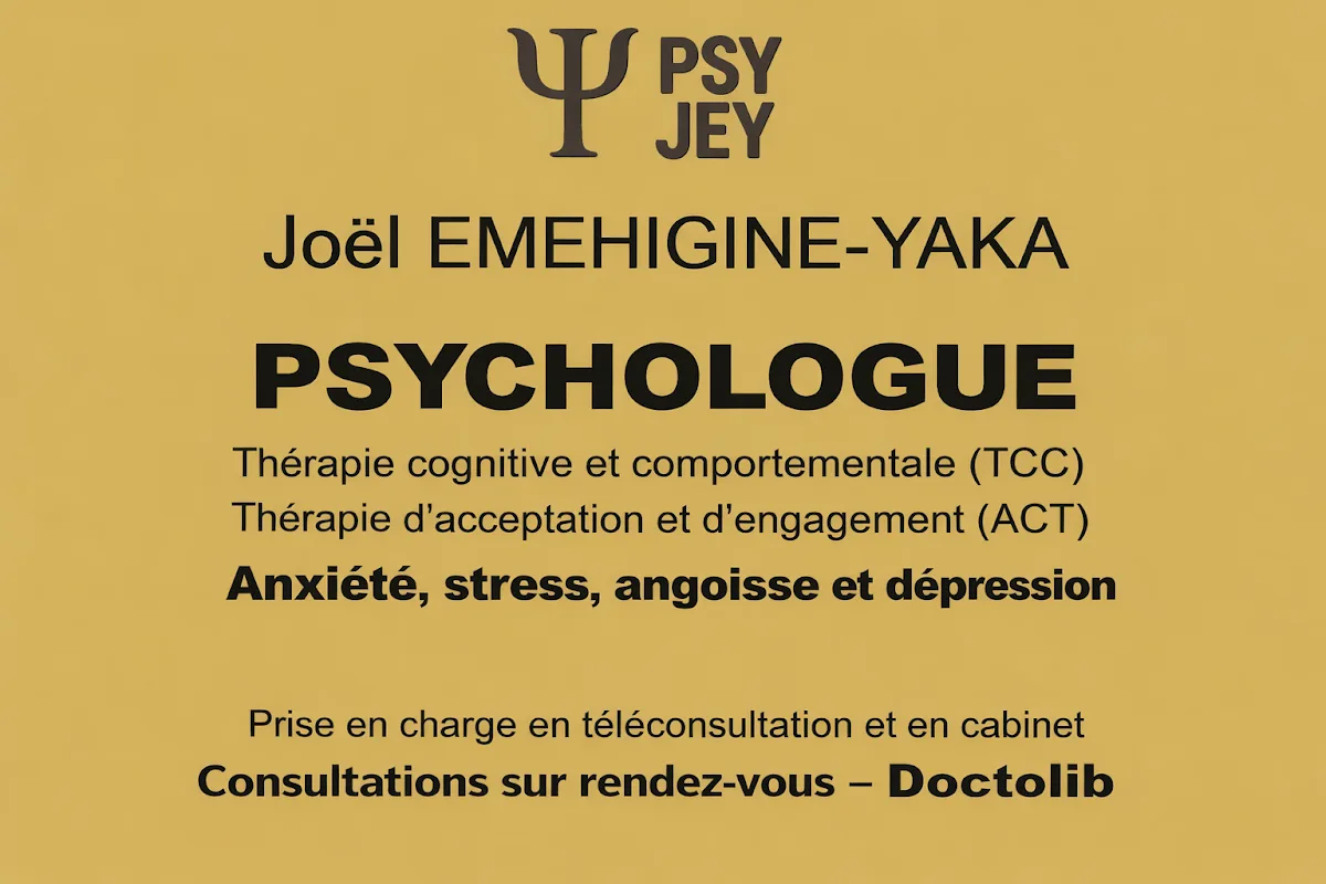 Cabinet de M. Joël Emehigine-Yaka, psychologue à Paris 13e Arrondissement · photo 6