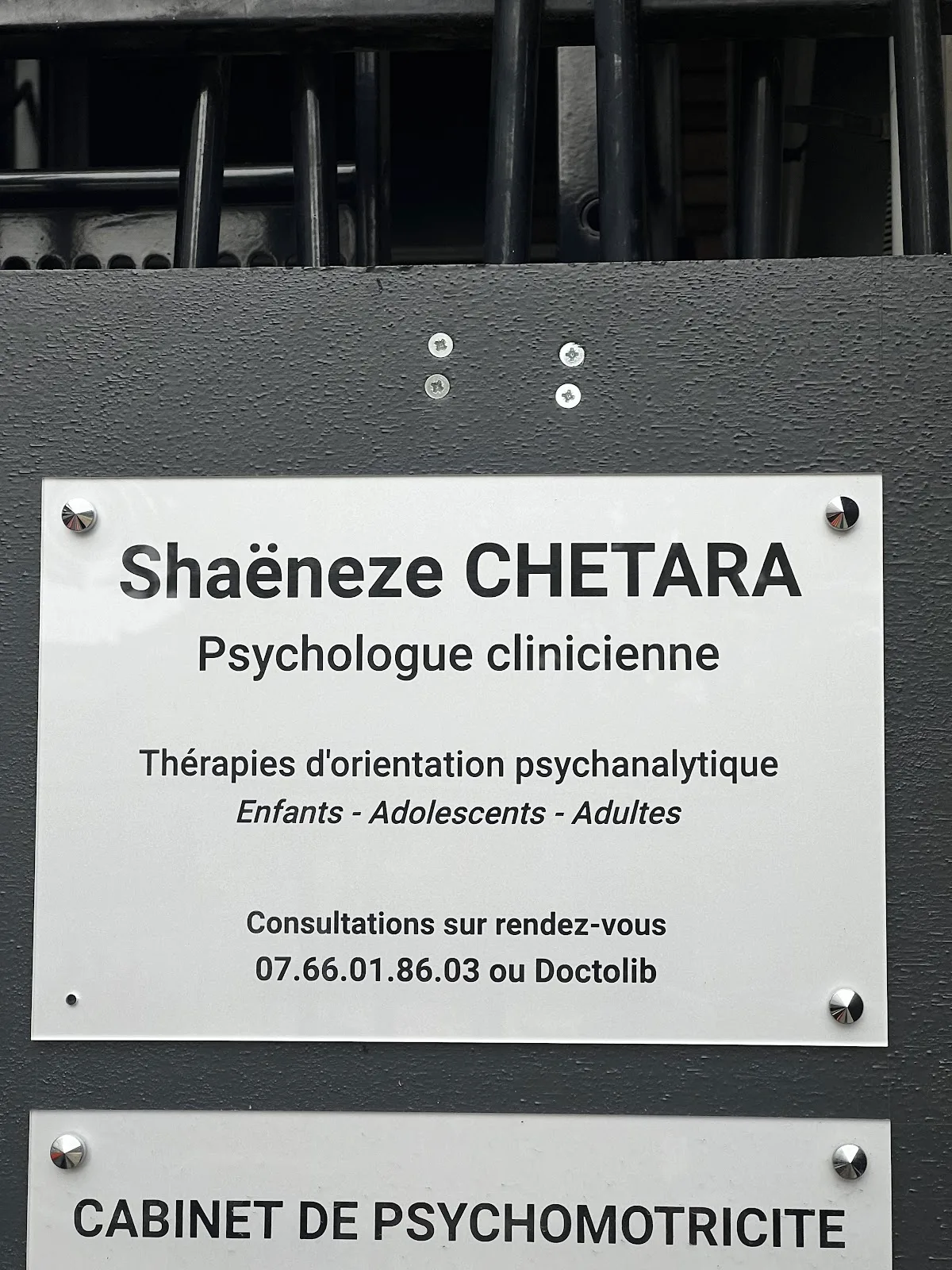 Cabinet de Mme Shaeneze Chetara, psychologue à Tourcoing · photo 1