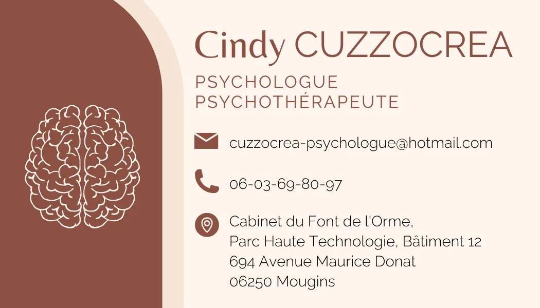 Cabinet de Mme Cindy Cuzzocrea, psychologue à Mougins · photo 6