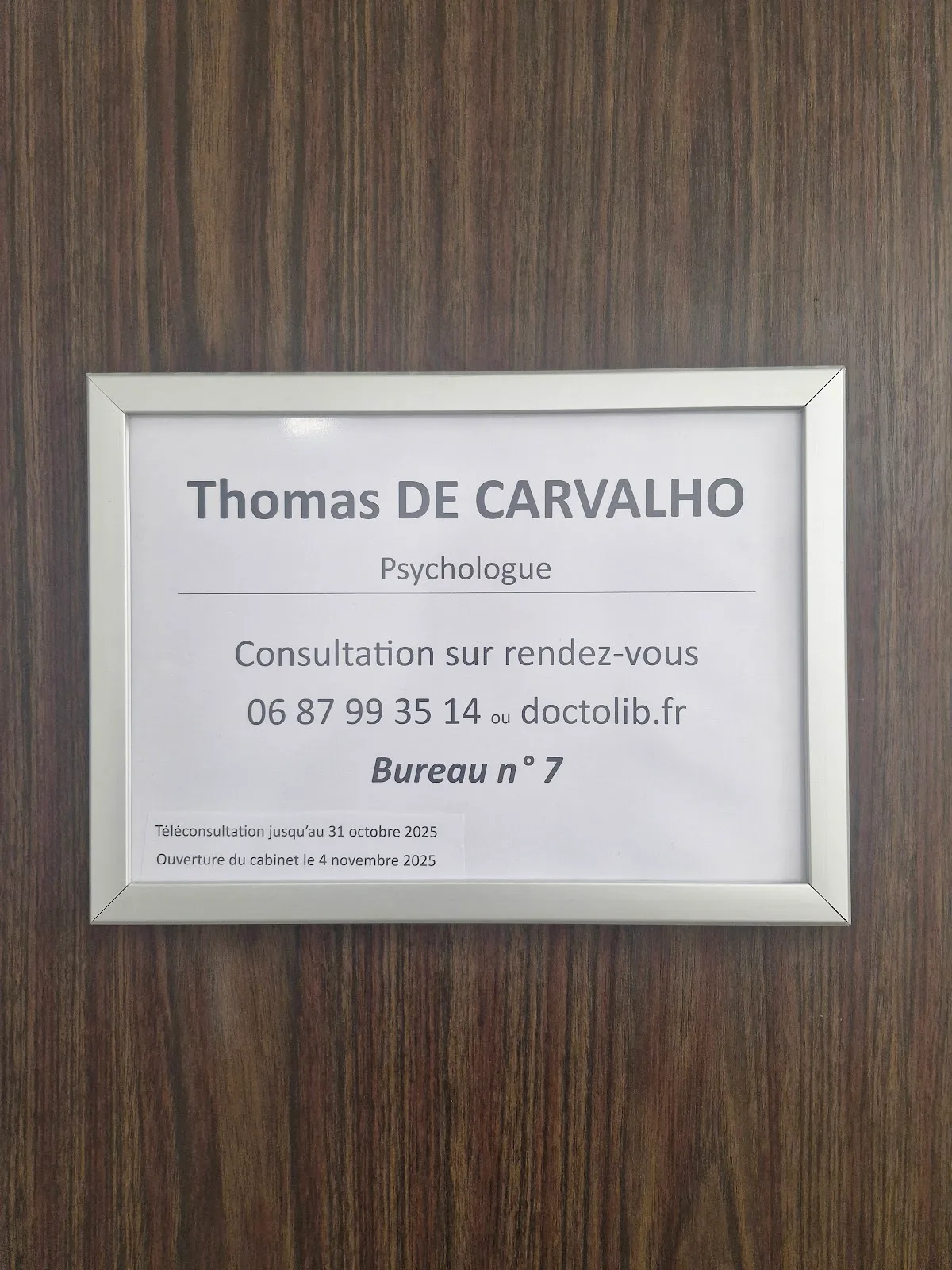 Cabinet de M. Thomas De Carvalho, psychologue à Montpellier · photo 6